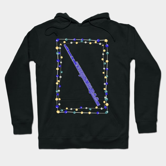 Christmas Flute Hoodie by AngelFlame